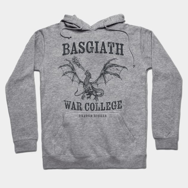 Fourth Wing Romantasy Fantasy - YA Dark Academia books Hoodie by OutfittersAve